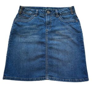 Sonoma Life Style Modern Denim Jean Skirt Size 8